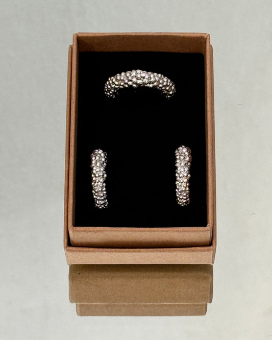 KAVIAR OHRRINGE + RING (SET)