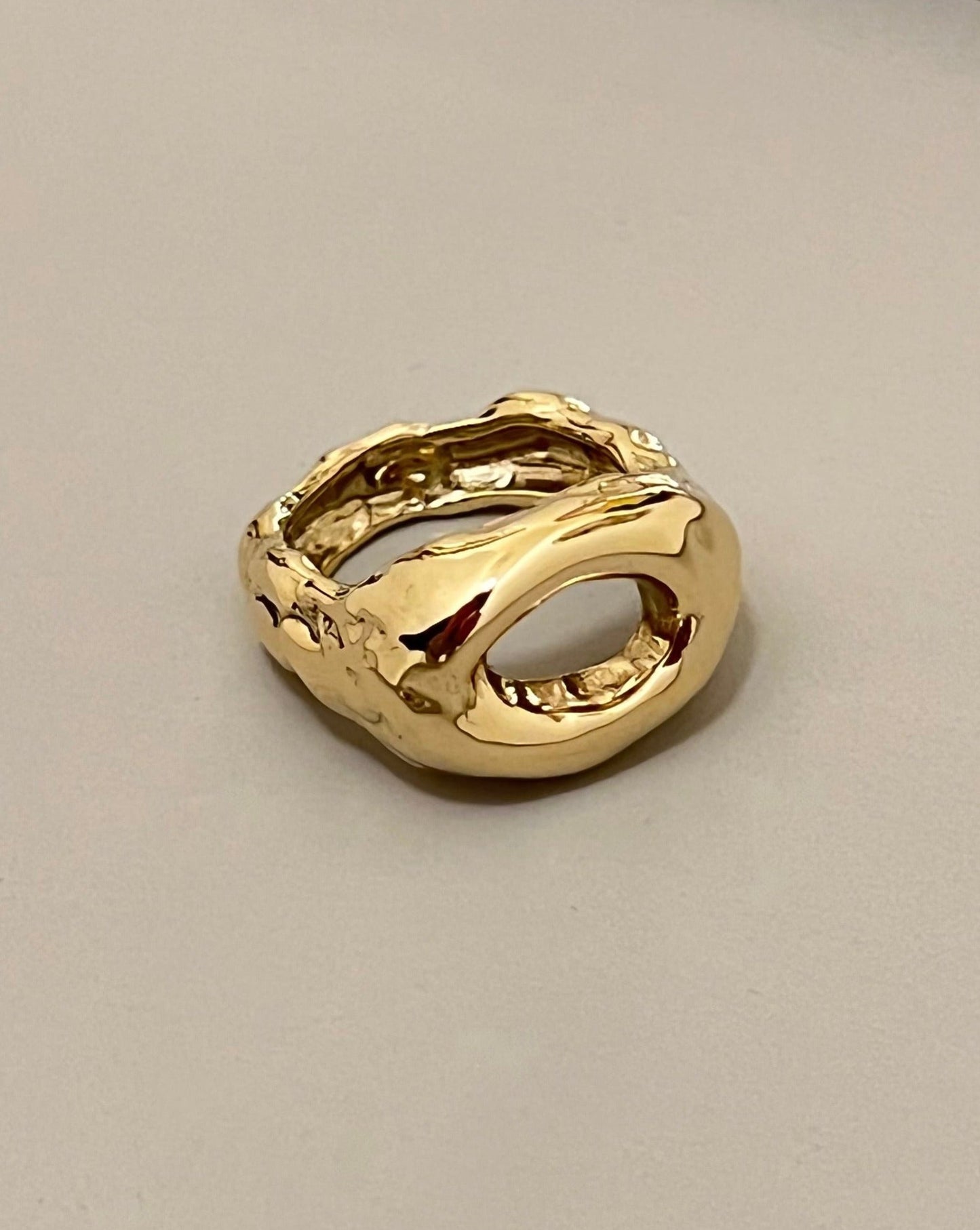 FLUID SIEGELRING 585 GOLD